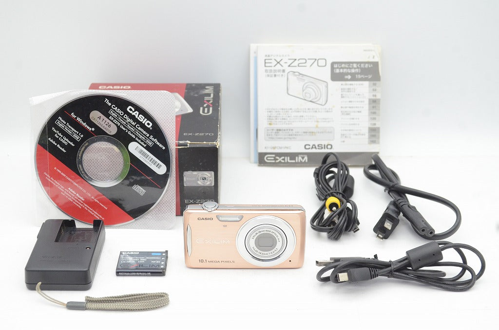 I12410 カシオ EXILIM EX-Z270 通電OK CASIO カシオ EXILIM EX-Z270 コンパクトデジタルカメラ ピンク