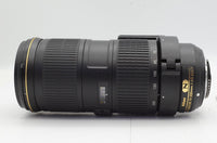 良品 Nikon ニコン AF-S NIKKOR 70-200mm F4G ED VR フルサイズ ズームレンズ フード付 241216aa