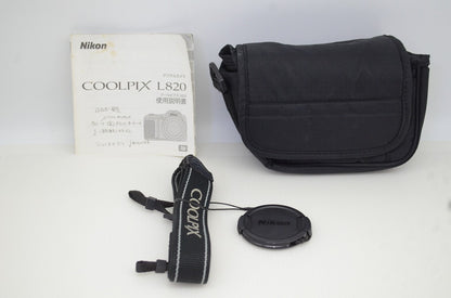 Nikon ニコン COOLPIX L820 コンパクトデジタルカメラ ブラック 251028f