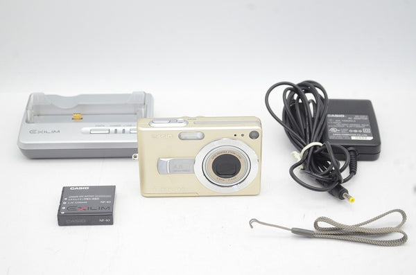 良品 CASIO カシオ EXILIM EX-Z40 コンパクトデジタルカメラ ゴールド 250807i