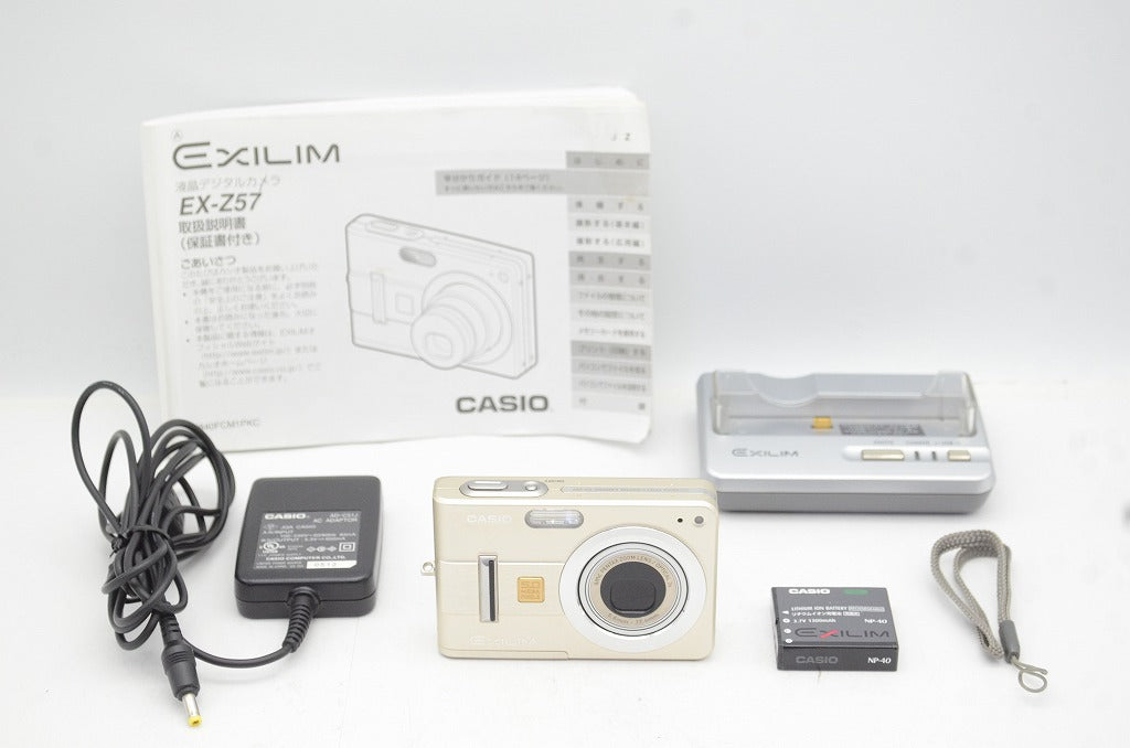 CASIO EXILIM ZOOM EX-Z57 ジャンク2台セット Yahoo!オークション -「カシオ ex-z57」の落札相場・落札価格