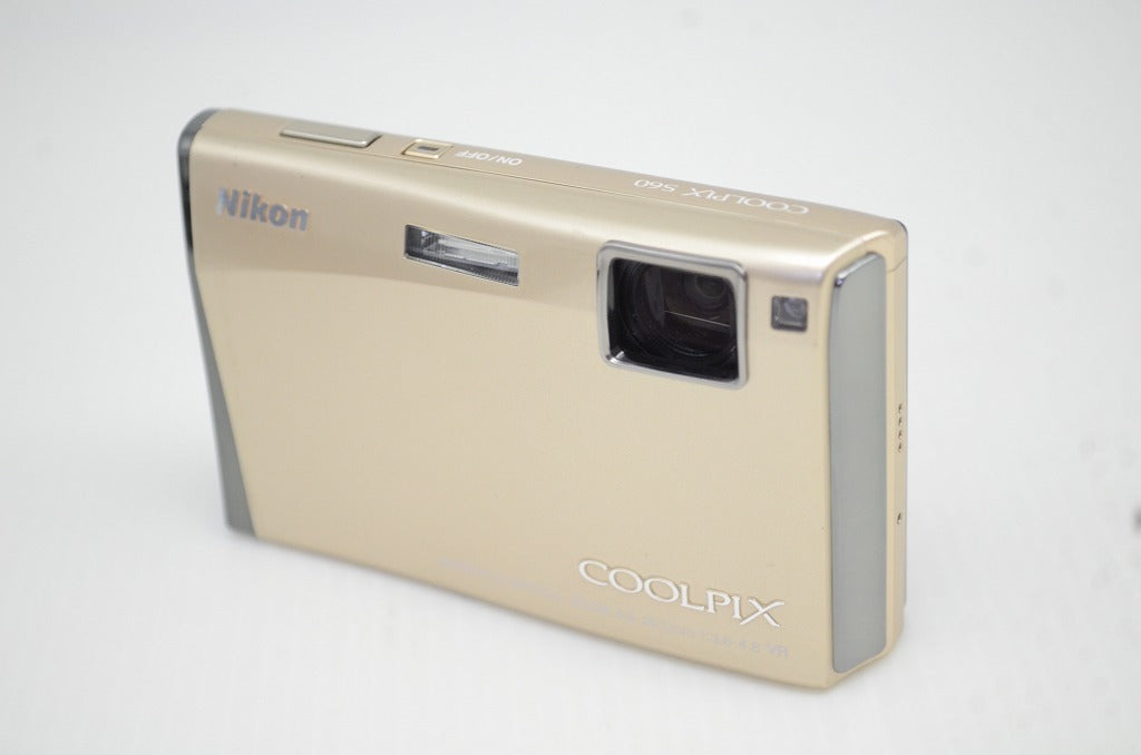 美品 Nikon ニコン COOLPIX S60 コンパクトデジタルカメラ ゴールド 251031al