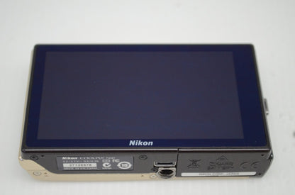 美品 Nikon ニコン COOLPIX S60 コンパクトデジタルカメラ ゴールド 251031al