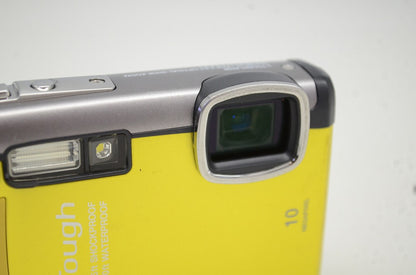 良品 OLYMPUS オリンパス μ TOUGH-6000 コンパクトデジタルカメラ イエロー 251101h