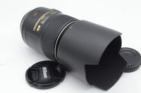 美品 Nikon ニコン AF-S VR MICRO NIKKOR 105mm F2.8G IF ED 単焦点レンズ 元箱付 241214b