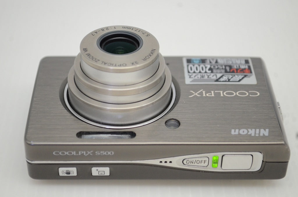 美品 Nikon ニコン COOLPIX S500 コンパクトデジタルカメラ アーバンブラック 251101u