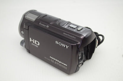良品 SONY ソニー Handycam HDR-CX560V デジタルビデオカメラ ブラウン ポーチ付 251031a