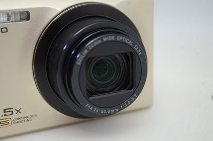 良品 CASIO カシオ HIGH SPEED EXILIM EX-ZR300 コンパクトデジタルカメラ ゴールド 251101f