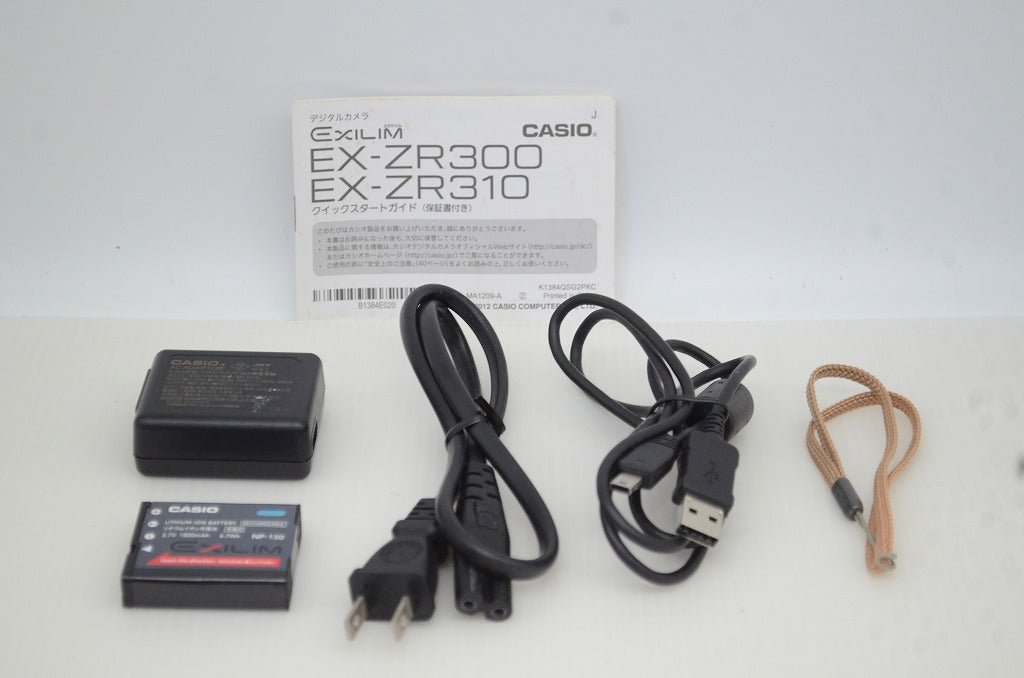 良品 CASIO カシオ HIGH SPEED EXILIM EX-ZR300 コンパクトデジタルカメラ ゴールド 251101f