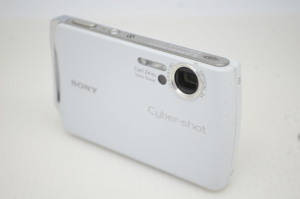 良品 SONY ソニー Cyber-shot DSC-T11 コンパクトデジタルカメラ ホワイト 251101af