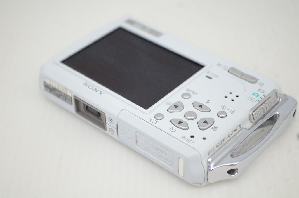 良品 SONY ソニー Cyber-shot DSC-T11 コンパクトデジタルカメラ ホワイト 251101af