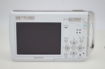 良品 SONY ソニー Cyber-shot DSC-T11 コンパクトデジタルカメラ ホワイト 251101af