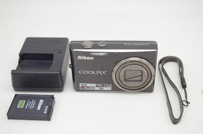 訳あり品 Nikon ニコン COOLPIX S710 コンパクトデジタルカメラ アーバンブラック 251101j