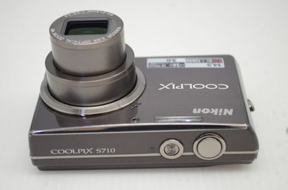 訳あり品 Nikon ニコン COOLPIX S710 コンパクトデジタルカメラ アーバンブラック 251101j