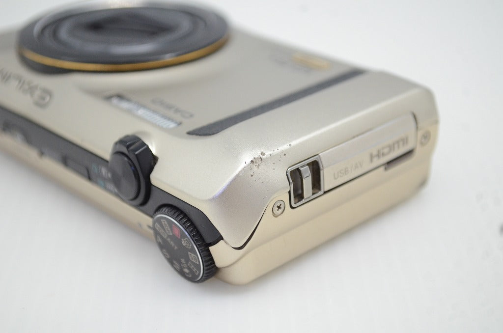 訳あり品 CASIO カシオ HIGH SPEED EXILIM EX-ZR300 コンパクトデジタルカメラ ゴールド 251101aa