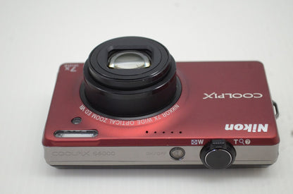 Nikon ニコン COOLPIX S6000 コンパクトデジタルカメラ レッド 251101z