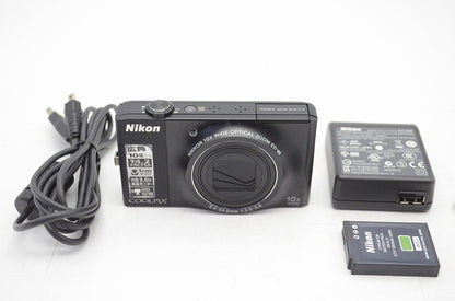 訳あり品 Nikon ニコン COOLPIX S8000 コンパクトデジタルカメラ ノーブルブラック 250820ae