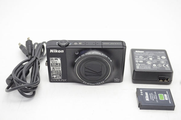 訳あり品 Nikon ニコン COOLPIX S8000 コンパクトデジタルカメラ ノーブルブラック 250820ae