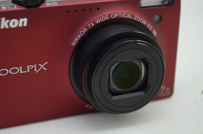 Nikon ニコン COOLPIX S6000 コンパクトデジタルカメラ レッド 251101z
