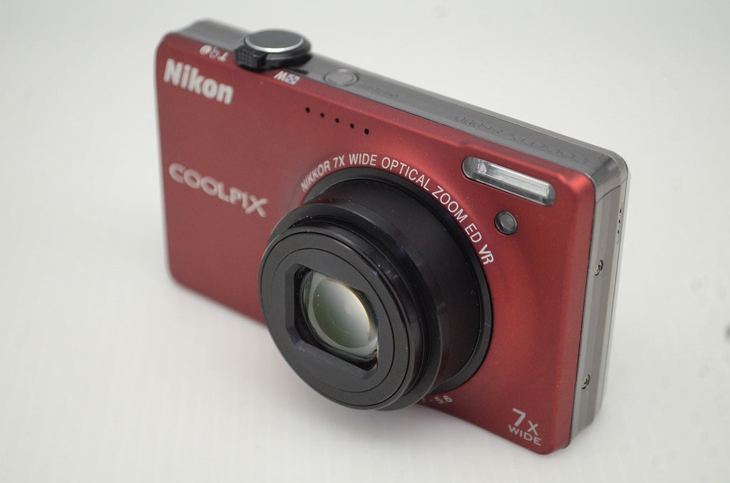 良品 Nikon ニコン COOLPIX S6000 コンパクトデジタルカメラ レッド 元箱付 251031aa