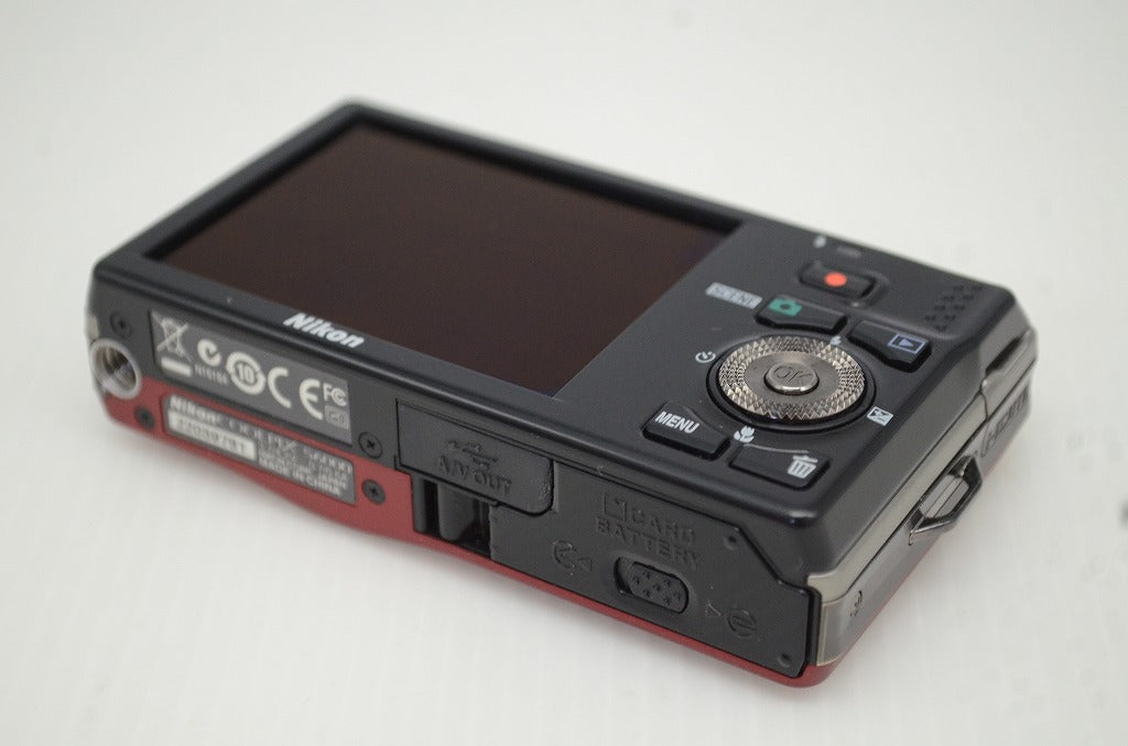 良品 Nikon ニコン COOLPIX S6000 コンパクトデジタルカメラ レッド 元箱付 251031aa