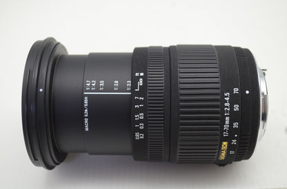 訳あり品 SIGMA シグマ 17-70mm F2.8-4.5 DC MACRO HSM PENTAX Kマウント APS-C ズームレンズ フード付 251101ae