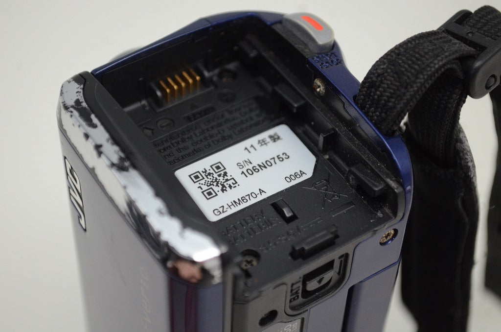 JVC ケンウッド Everio GZ-HM670 デジタルビデオカメラ ブルー 251101y