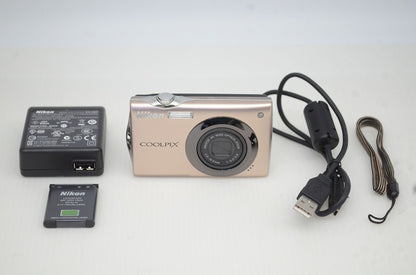 美品 Nikon ニコン COOLPIX S4000 コンパクトデジタルカメラ ブライトブロンズ 251030b