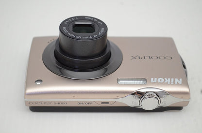 美品 Nikon ニコン COOLPIX S4000 コンパクトデジタルカメラ ブライトブロンズ 251030b