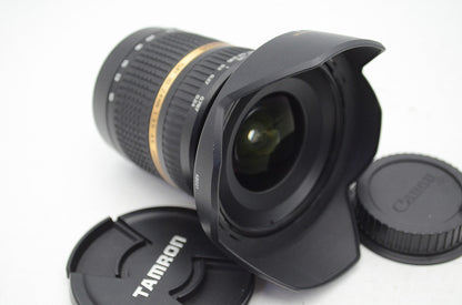 美品 TAMRON SP AF 10-24mm F3.5-4.5 Di II LD Aspherical IF B001 Canon EF APS-C フード付 250821h