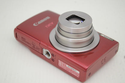 美品 Canon キヤノン IXY 200 コンパクトデジタルカメラ レッド 元箱付 251104z