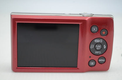 美品 Canon キヤノン IXY 200 コンパクトデジタルカメラ レッド 元箱付 251104z