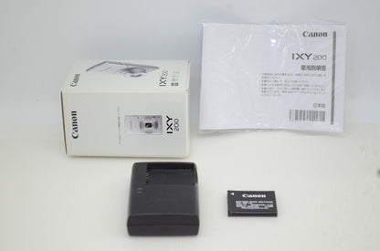 美品 Canon キヤノン IXY 200 コンパクトデジタルカメラ レッド 元箱付 251104z