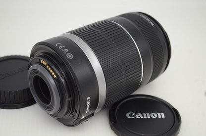 美品 Canon キヤノン EF-S 55-250mm F4-5.6 IS APS-C ズームレンズ 251105f
