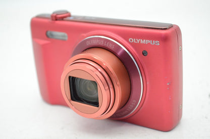 訳あり品 OLYMPUS オリンパス STYLUS VR-370 コンパクトデジタルカメラ レッド 250826j