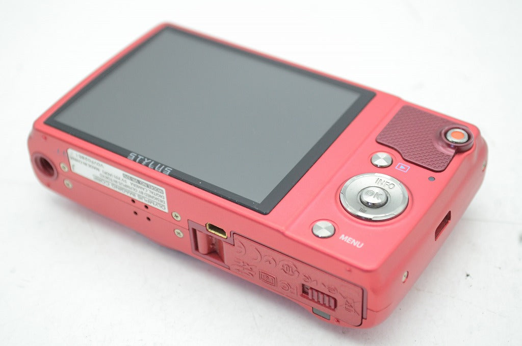 訳あり品 OLYMPUS オリンパス STYLUS VR-370 コンパクトデジタルカメラ レッド 250826j