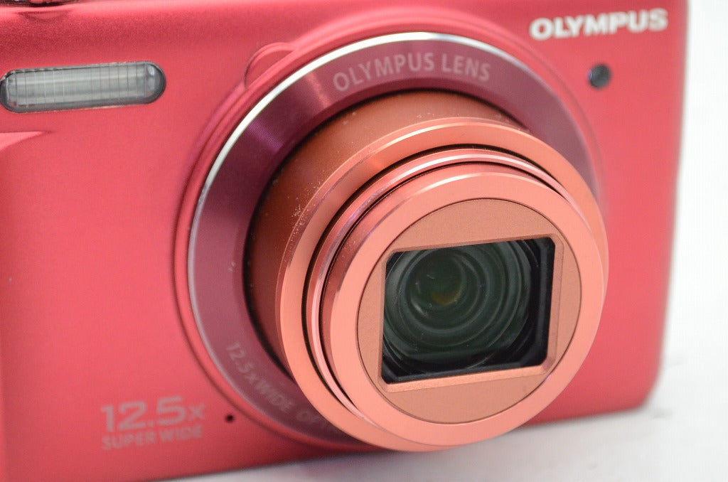 訳あり品 OLYMPUS オリンパス STYLUS VR-370 コンパクトデジタルカメラ レッド 250826j