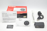 良品 CASIO カシオ EXILIM EX-ZS28 コンパクトデジタルカメラ ホワイト 元箱付 250826c