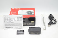 良品 CASIO カシオ EXILIM EX-ZS28 コンパクトデジタルカメラ ホワイト 元箱付 250826c