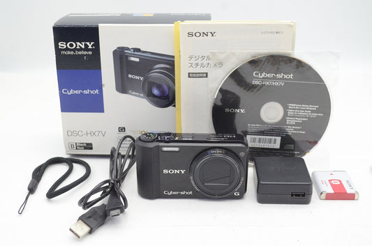 SONY ソニー Cyber-shot DSC-HX7V コンパクトデジタルカメラ ブラック 元箱付 250826b