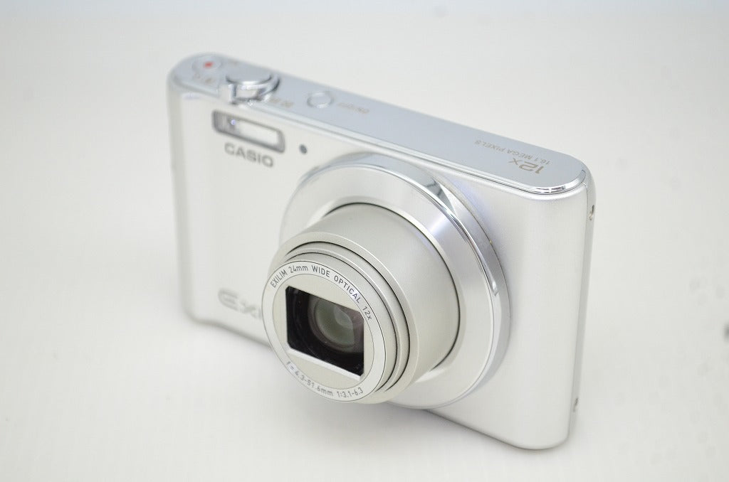 良品 CASIO カシオ EXILIM EX-ZS180 コンパクトデジタルカメラ シルバー 元箱付 251104b
