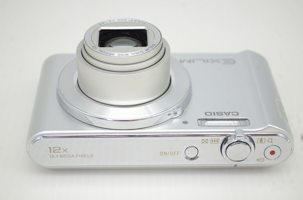 良品 CASIO カシオ EXILIM EX-ZS180 コンパクトデジタルカメラ シルバー 元箱付 251104b