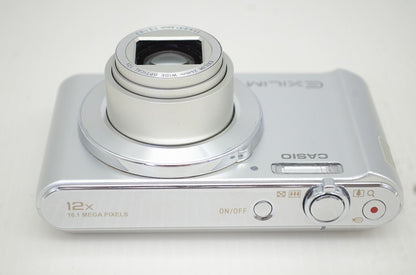 良品 CASIO カシオ EXILIM EX-ZS180 コンパクトデジタルカメラ シルバー 元箱付 251104b