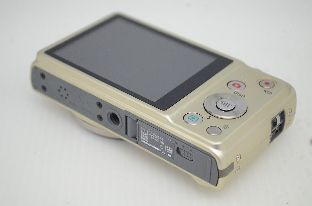 良品 CASIO カシオ EXILIM EX-ZS170 コンパクトデジタルカメラ ゴールド 元箱付 251104af