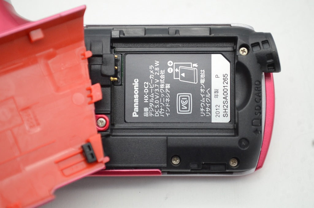 美品 Panasonic パナソニック HX-DC2 デジタルビデオカメラ レッド 250827q