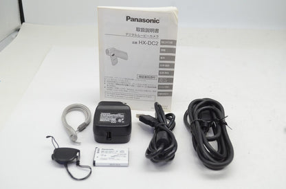 美品 Panasonic パナソニック HX-DC2 デジタルビデオカメラ レッド 250827q