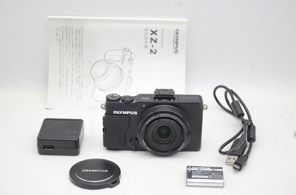 良品 OLYMPUS オリンパス STYLUS XZ-2 コンパクトデジタルカメラ ブラック 250828l