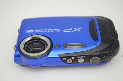 良品 FUJIFILM フジフィルム FinePix XP80 コンパクトデジタルカメラ ブルー 元箱付 251104f