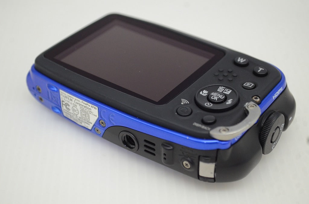 良品 FUJIFILM フジフィルム FinePix XP80 コンパクトデジタルカメラ ブルー 元箱付 251104f