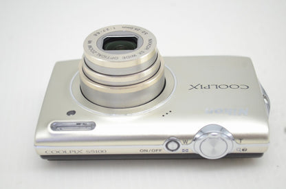 Nikon ニコン COOLPIX S5100 コンパクトデジタルカメラ シルバー 251105o